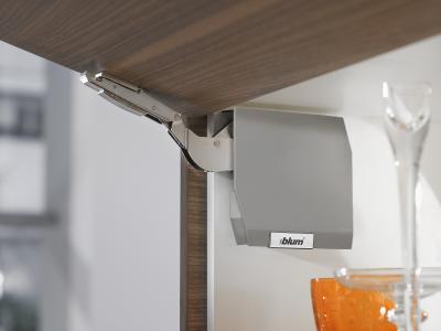 AVENTOS HK-S, силовий механізм EE, TIP-ON_СІРИЙ