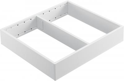 AMBIA-LINE рамка для LEGRABOX шухляда, сталь, від НД 270 мм, ширина 242 мм, БІЛИЙ ШОВК