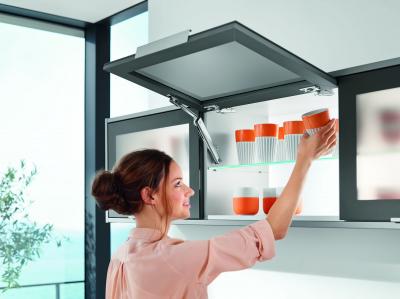 AVENTOS HK-XS, один силовой механизм 15 BLUMOTION, 2 петли