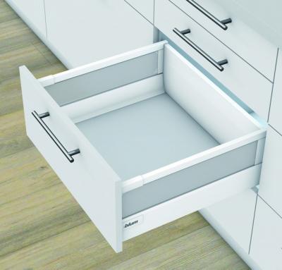 TANDEMBOX antaro, ящик с релингом, L=270 мм, BLUMOTION, высота D_БЕЛЫЙ ШЕЛК